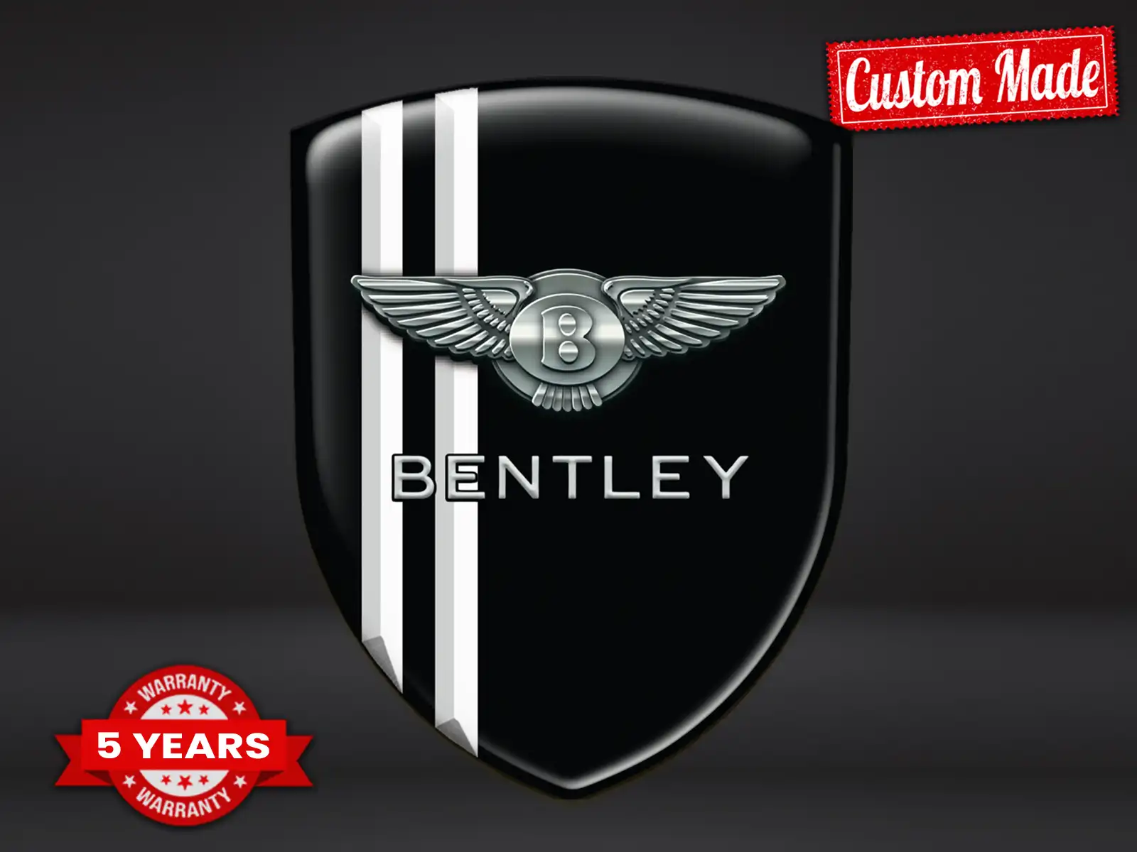 Bentley Pegatina Conductor Nuevo Contemporánea Máximo 